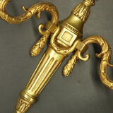 Large pair of garland wall light Louis XVI style - PETITOT France