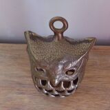 Brass photophore owl
