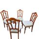 4 Biedermeier chairs