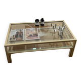 Table basse en alu - Pierre Vandel Paris - année 70