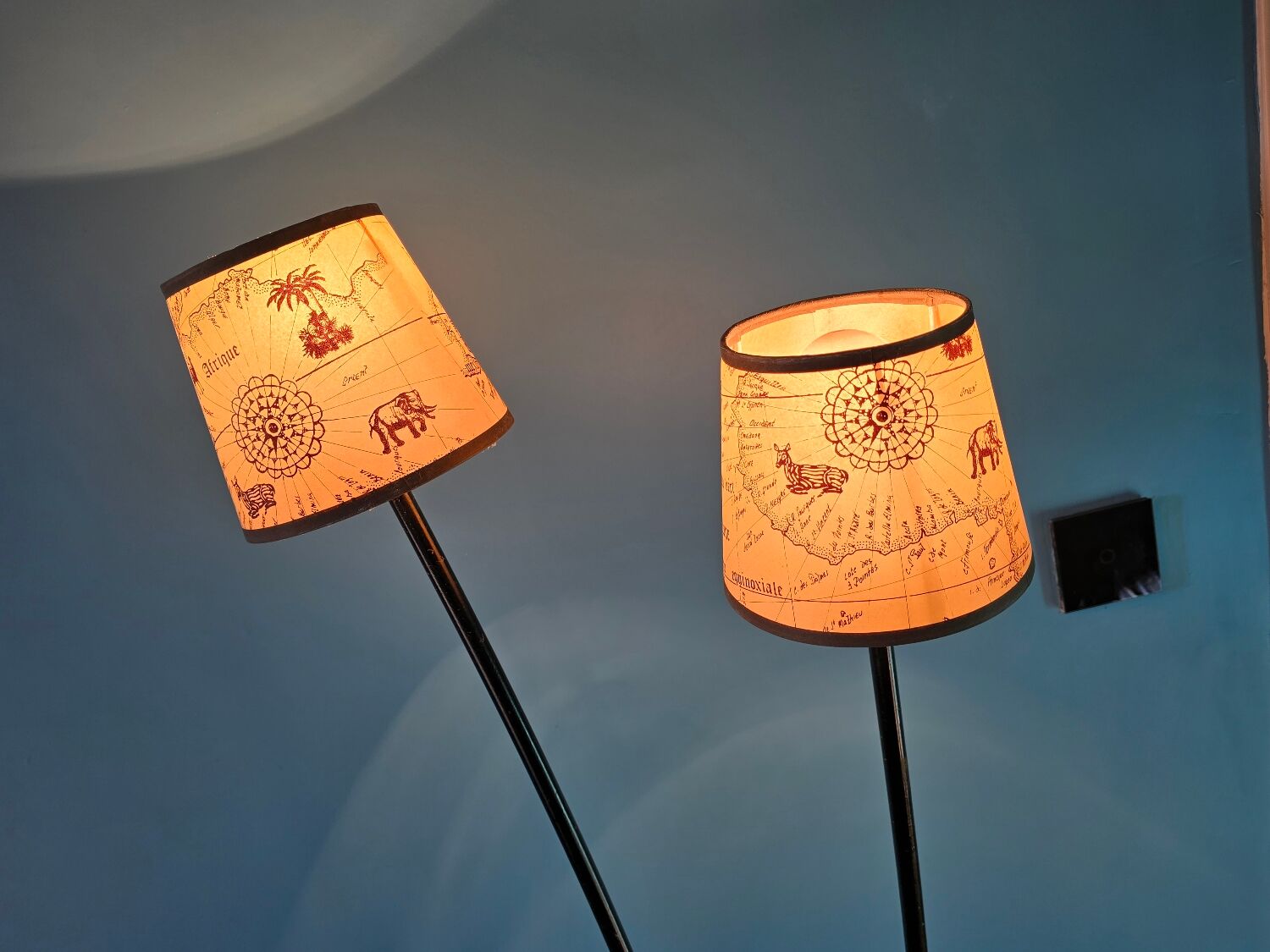 Two-light floor lamp 1950