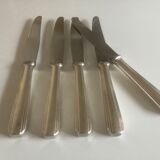 Set of 5 knives Luc Lanel Christofle Boréal dessert