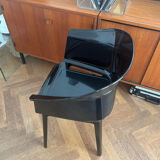 Black "Papyrus" armchair designed by Ronan and Erwan Bouroullec vintage