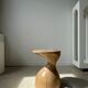 Solid wood sofa end