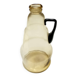 Straw Colored Murano Glass Pitcher Vase attr. to Vittorio Zecchin, Italy