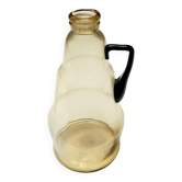 Vase, pichet en verre de Murano jaune attribué à Vittorio Zecchin, Italie