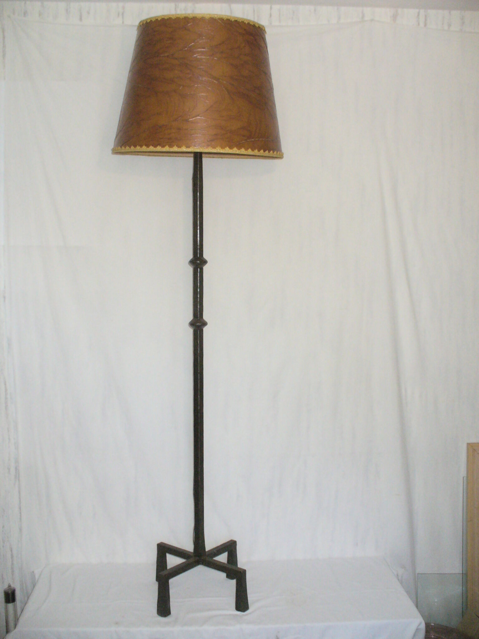 Brutalist floor lamp