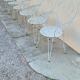 Salon de jardin série de 6 fauteuils en fer de jardin