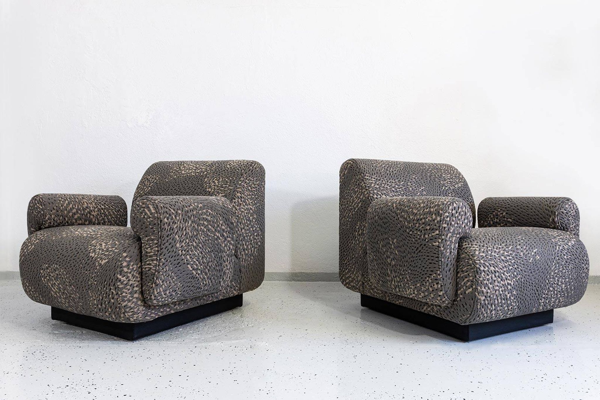 Vintage armchairs By Eberhard Geißler, Oelsa, Germany, 1970s