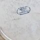 Antique flat plate, ironstone Sarreguemines U&C model Mignon.