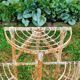 Half-moon florist plant holder