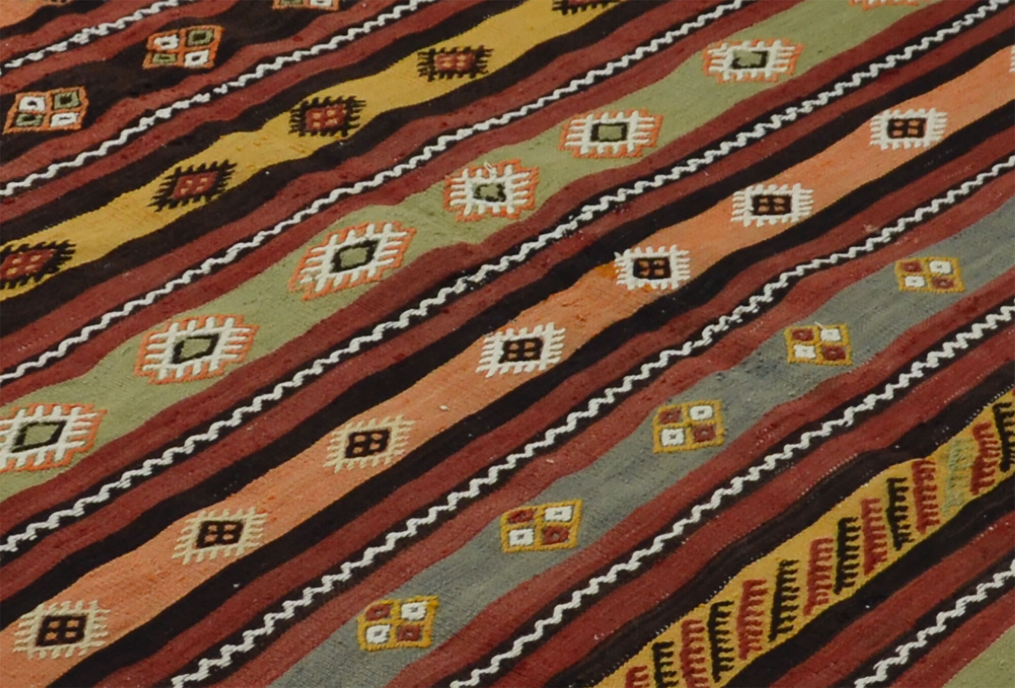 Anatolian handmade kilim rug 296 cm x 160 cm