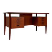 Bureau exécutif danois en teck, années 1960