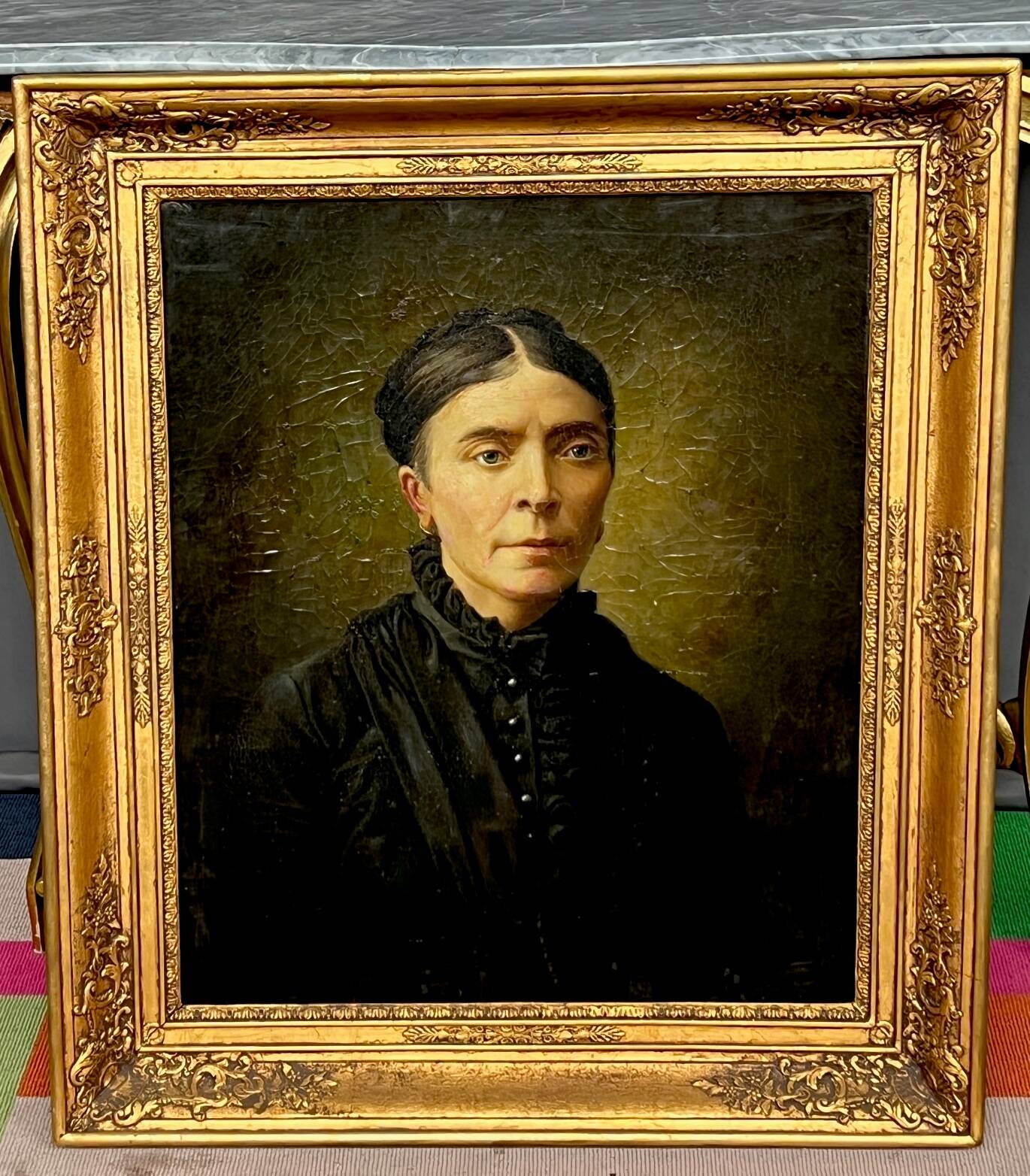 Claude Honoré Hugrel (1880-1944) "Portrait of a Lady".