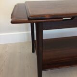 Danish extendable serving cart in palissander midcentury 1960s