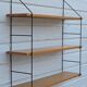 Wall shelf vintage wire and wood