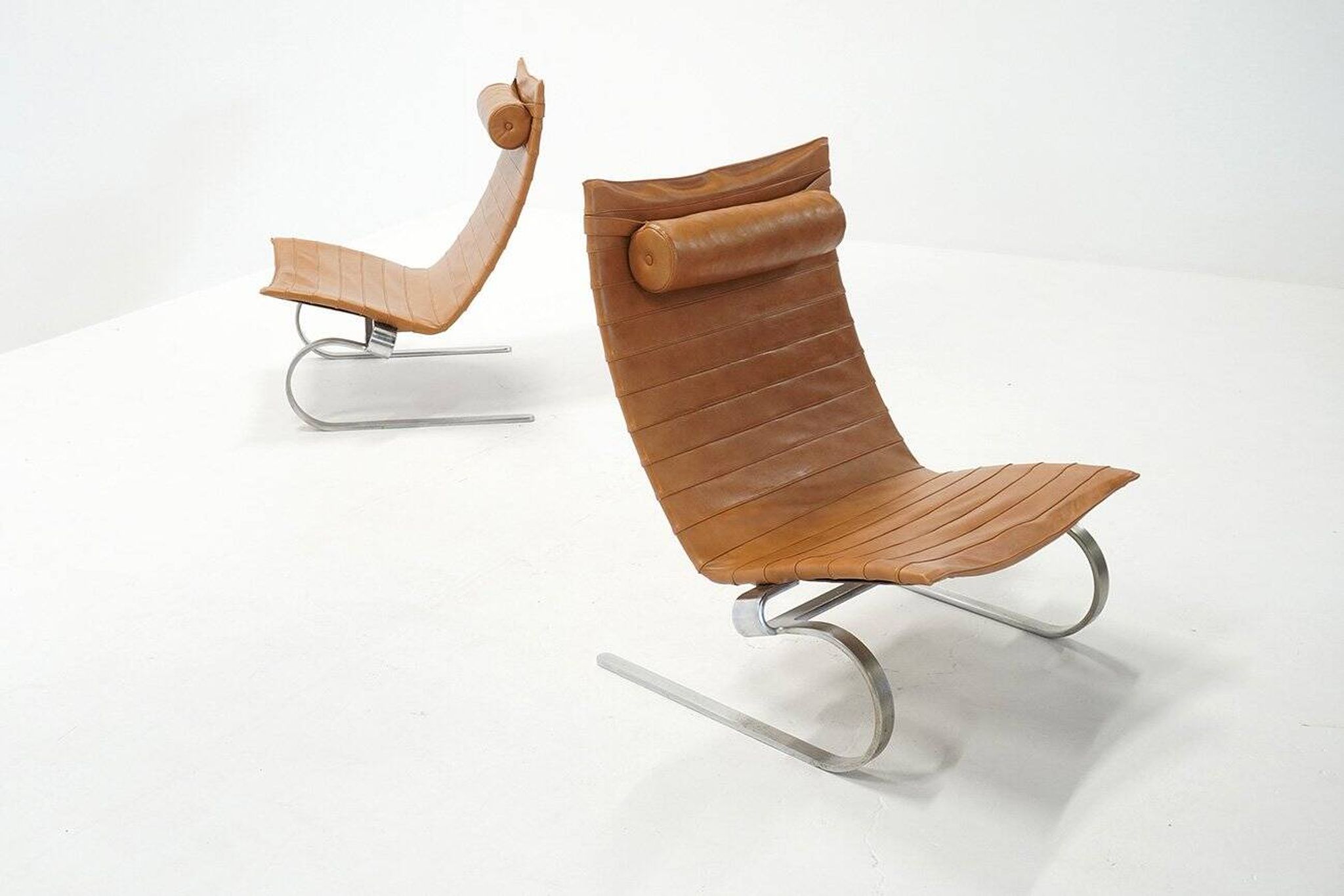 Set of PK20 Lounge Chairs by Poul Kjaerholm for E. Kold Christensen, 1960s