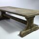 Grande table à manger en chêne massif récupéré, 280 × 100 × 75 cm