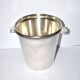 Vintage silver-plated metal champagne cooler by Reneka