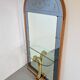 Vintage Floor Mirror with Console Table from Cristal Art, Italy, 1960s