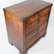 Empire chest of drawers with four drawers of mahogany, 1840s