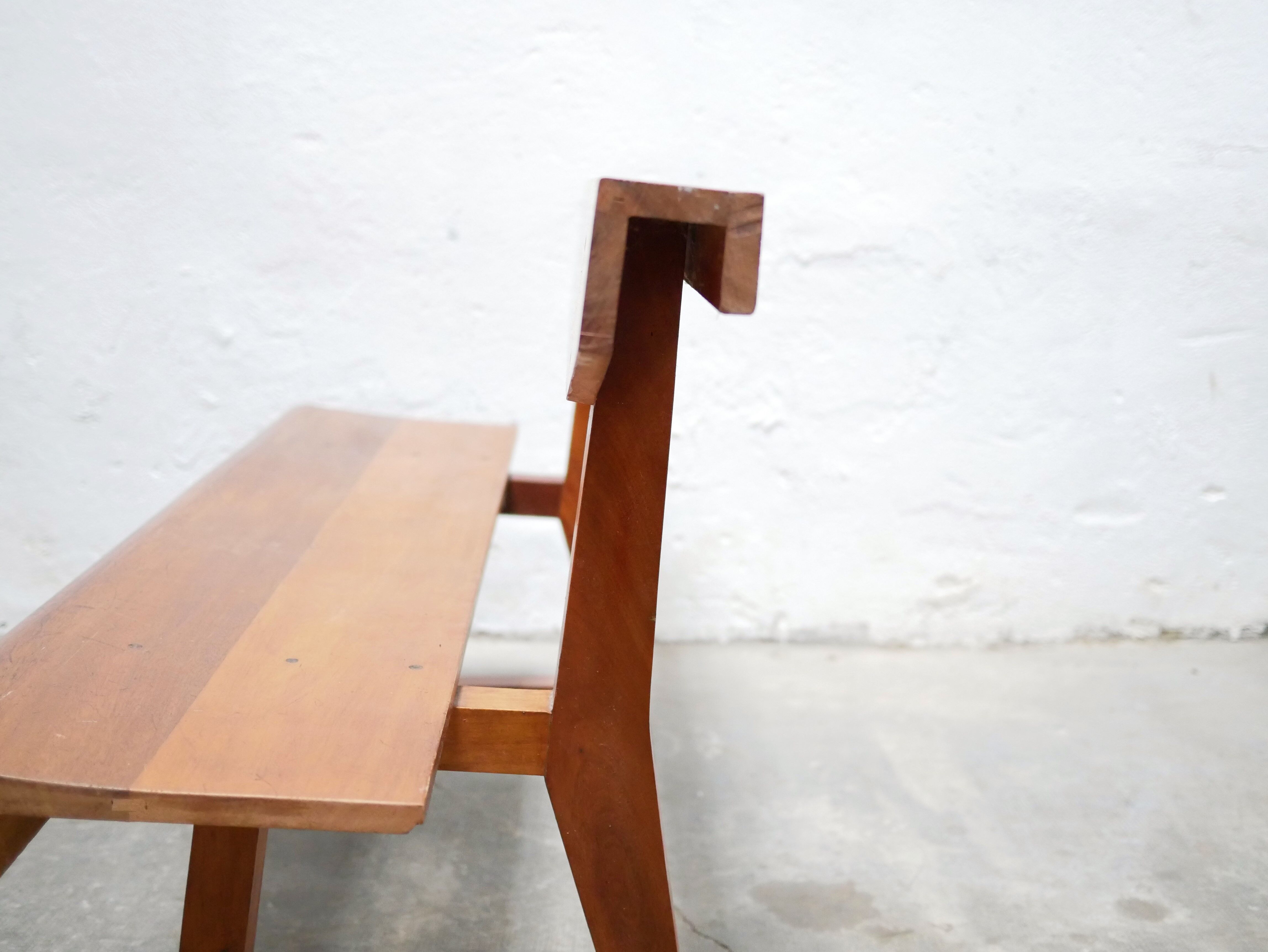 Vintage wooden bench