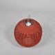 Suspension boule en rotin