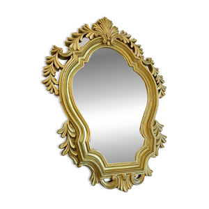miroir Vintage Doré - rocaille