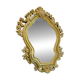 VINTAGE GOLD MIRROR ROCAILLE STYLE – 24x32cm