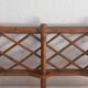 Vintage wall coat rack in rattan and bamboo – 1960s/70s