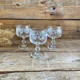 6 vintage luminarc glasses