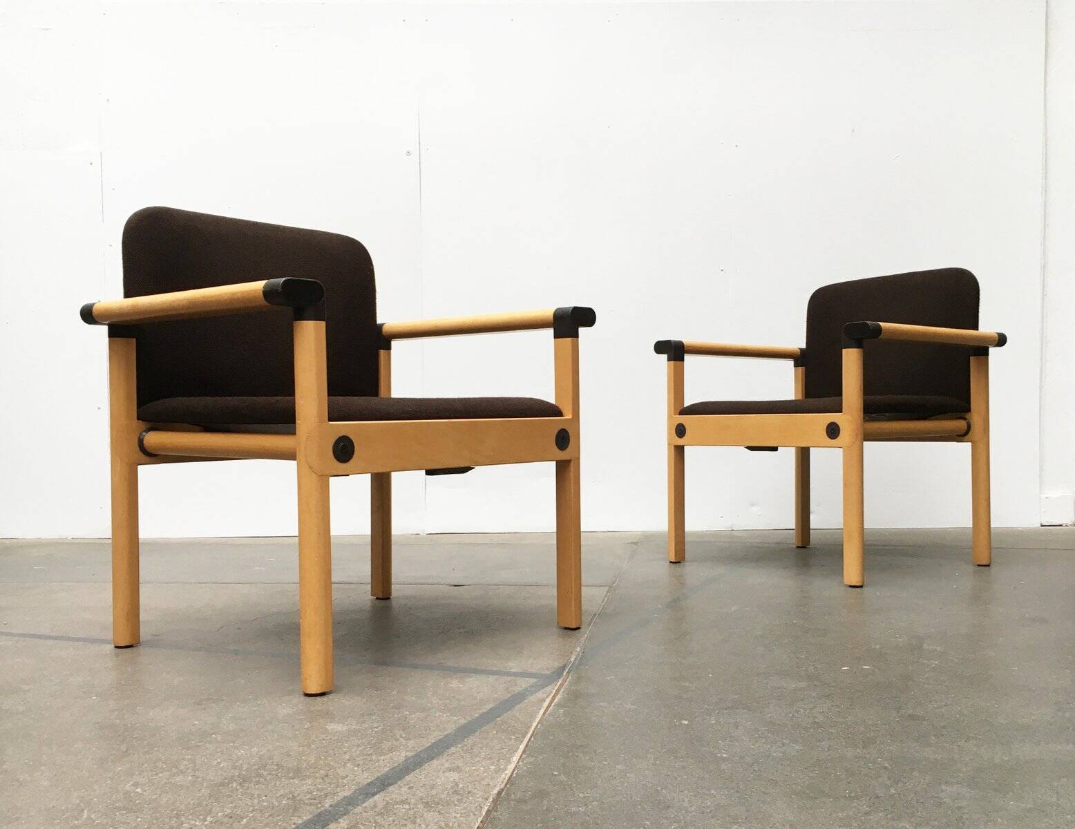 Mid-century Series 77 armchairs by Gerd Lange for Schlapp Möbel, 1970s, set of 4.