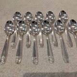 11 silver-plated metal coffee spoons Lemondial Grand Prix Monaco