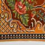 Wine Red & Orange Classic Vintage Kilim Rug, 171x289Cm