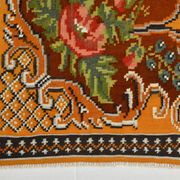 Wine Red & Orange Classic Vintage Kilim Rug, 171x289Cm
