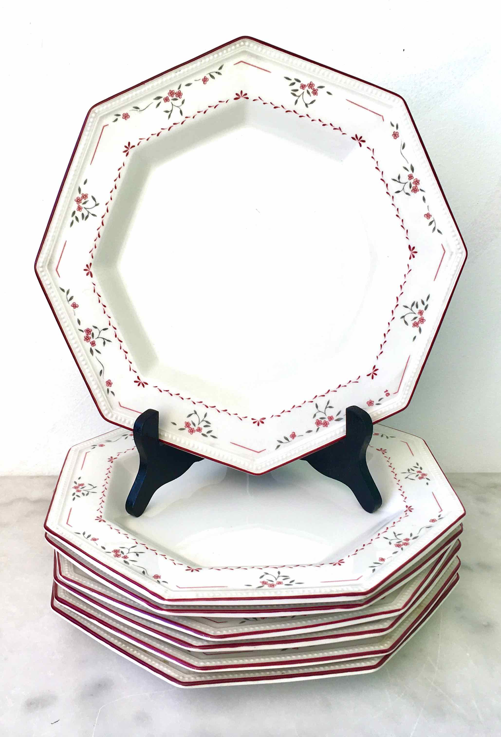 Lot de 6 assiettes anglaises Johnson Brothers