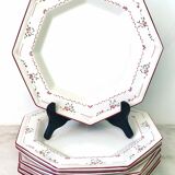 Lot de 6 assiettes anglaises Johnson Brothers