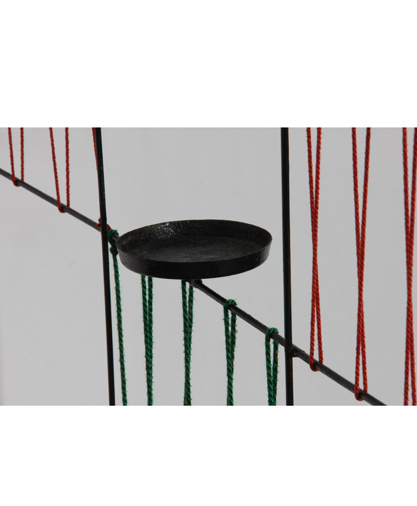 Vintage metal claustra, Czech design from the 1960s