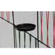 Vintage metal claustra, Czech design from the 1960s