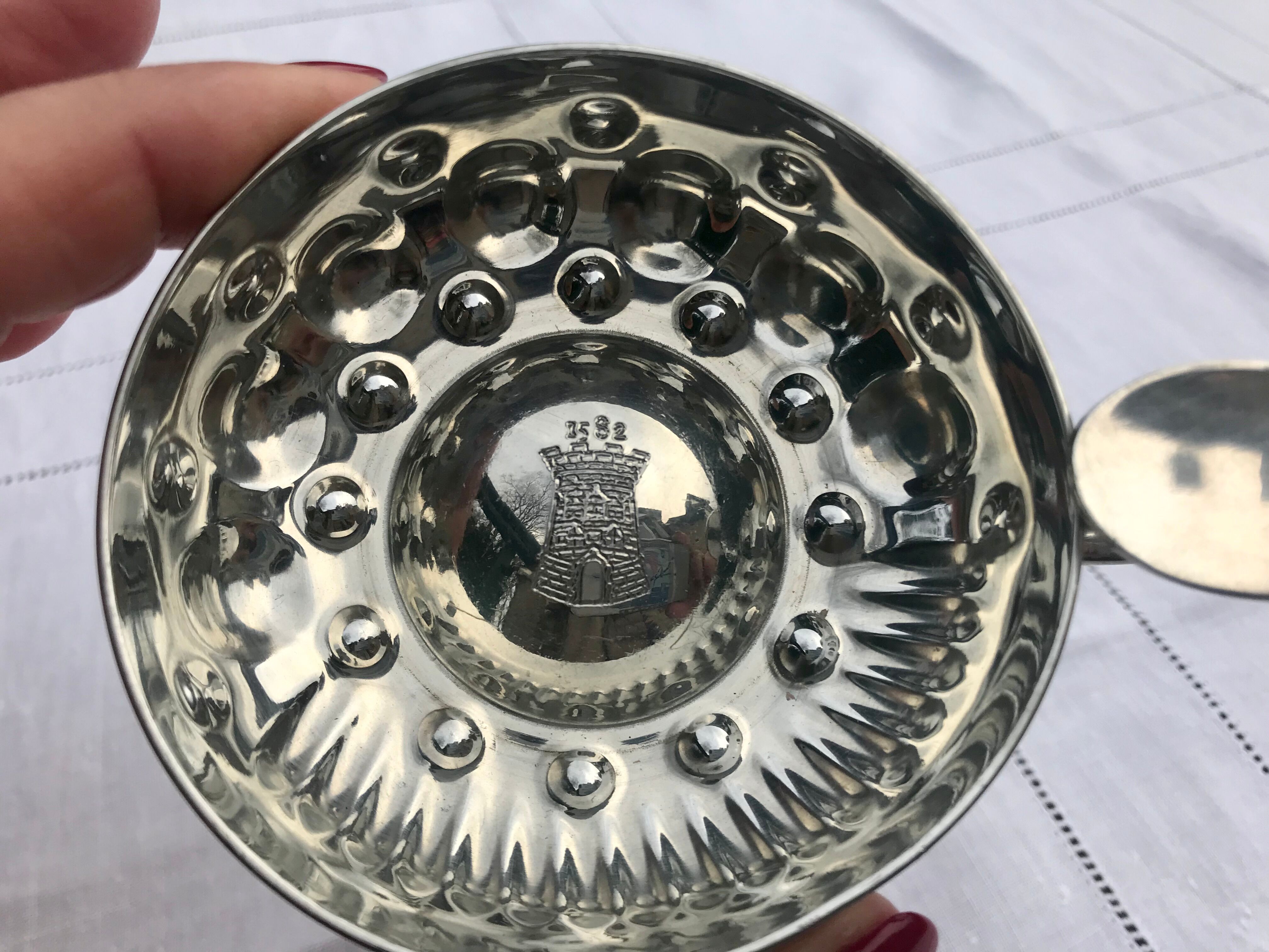 Tastevin Tour d'Argent Etain