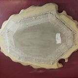 Miroir ancien doré en flammes style Louis XV