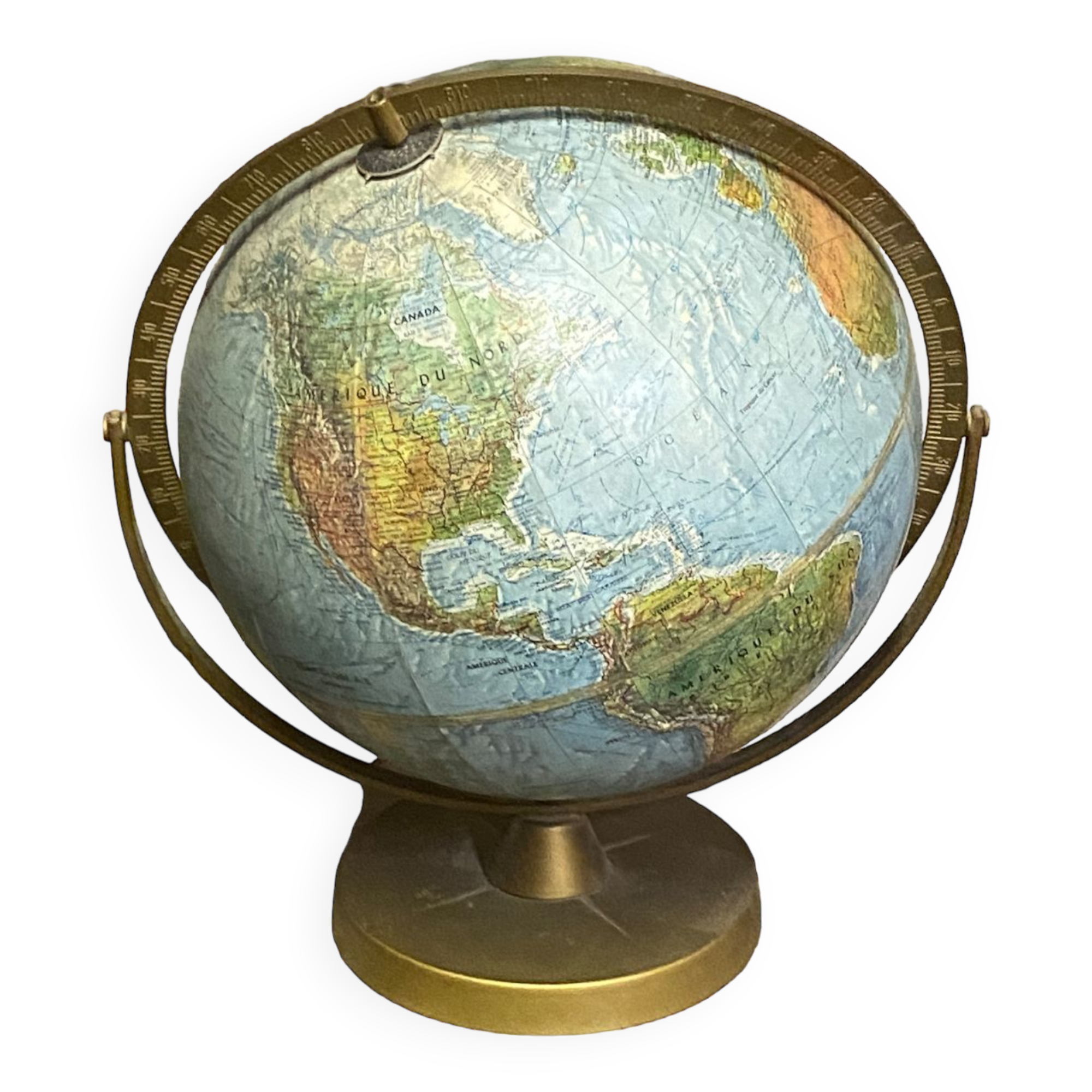 Brass globe