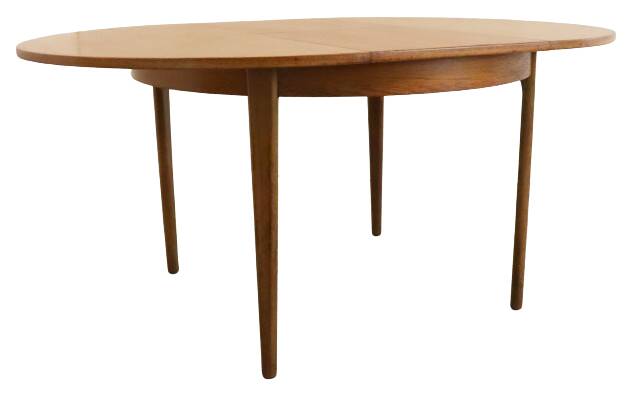 Ronde vintage verlengbare eettafel 'Wrenthorpe'