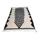 Handmade pure wool rug, size 100 x 200 cm