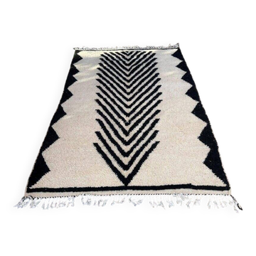 Tapis en laine pure fait main taille 100 x 200 cm