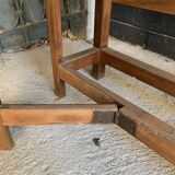 Solid wood table or console.