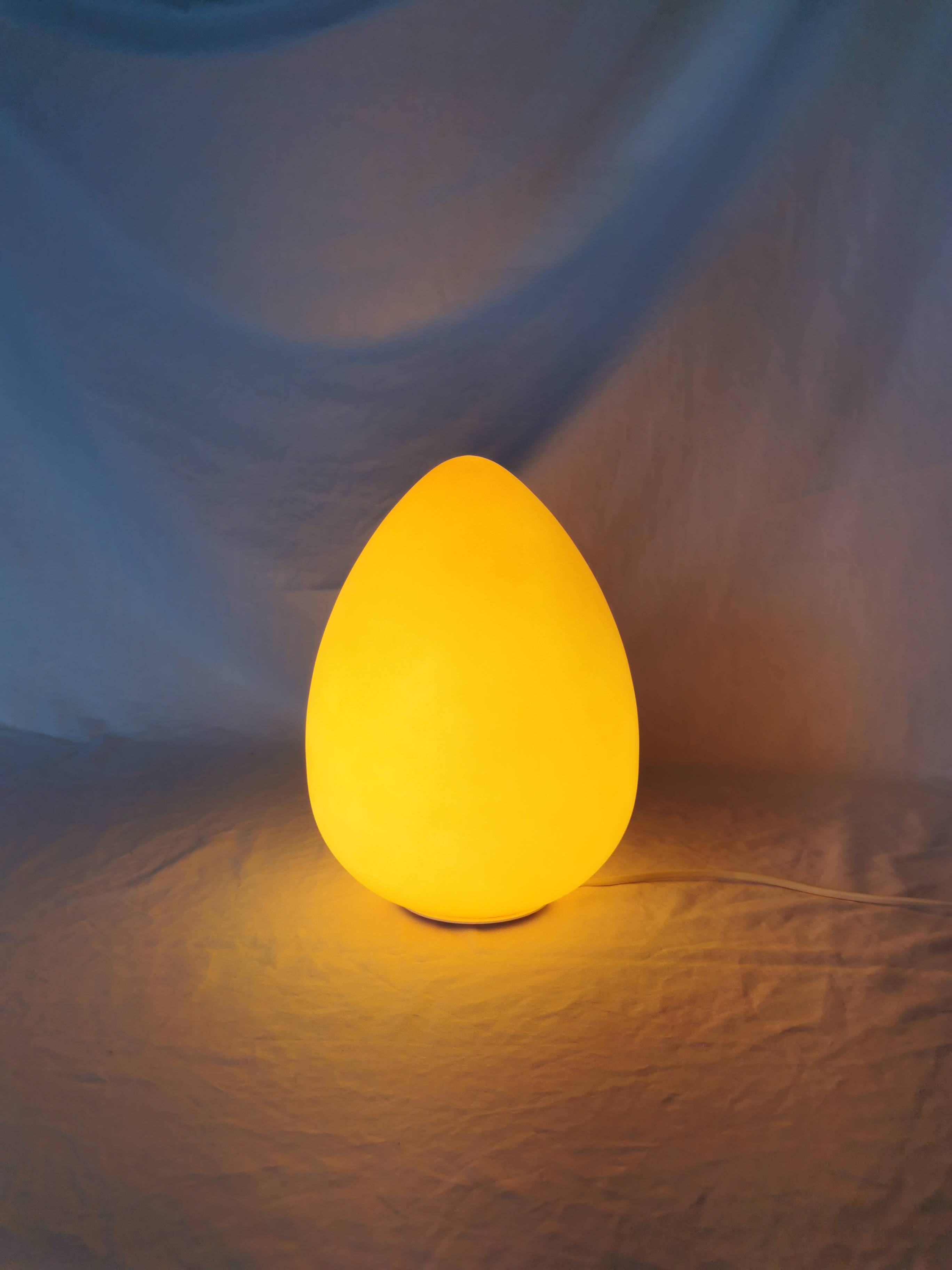 Egg lamp, Domec, France, 1970.