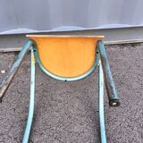 Paire de chaises enfants de bureau ancien