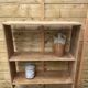 Solid wood shelf