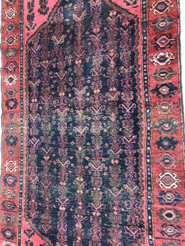 Carpet old Persian Bijar 19th century handmade 110 X 189 CM